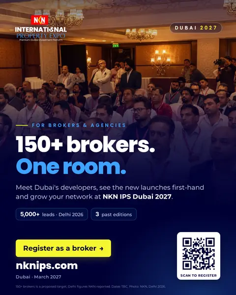 Broker poster: 150+ brokers, one room, register as a broker