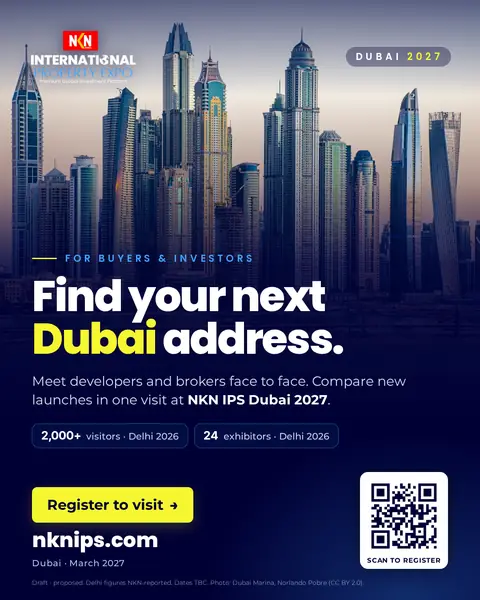 Investor poster: find your next Dubai address, register to visit